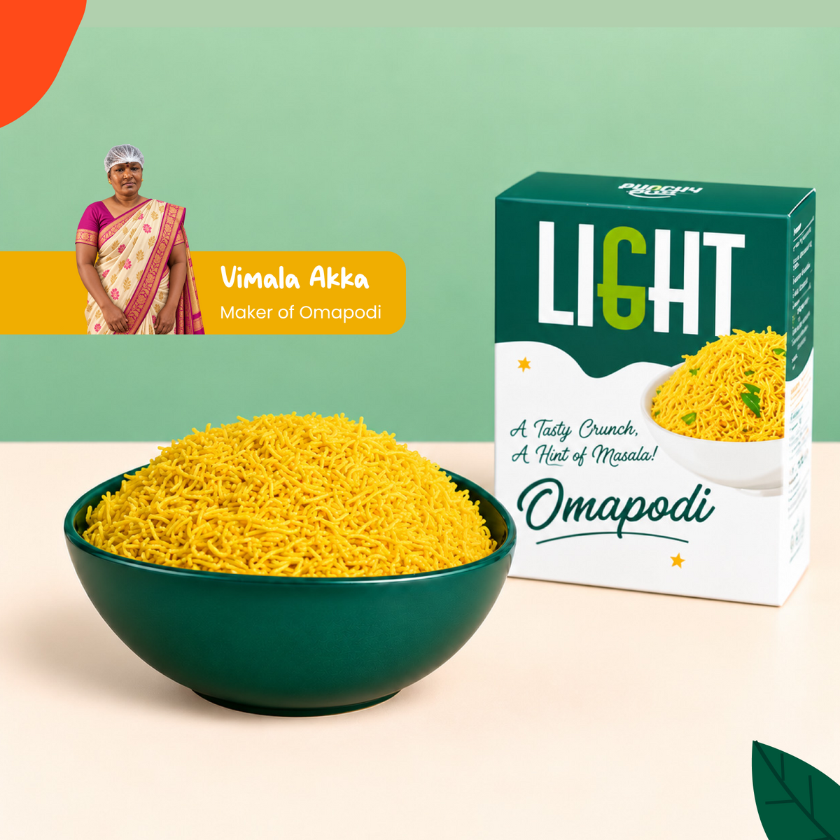 Omapodi (Maker: Vimala Akka)