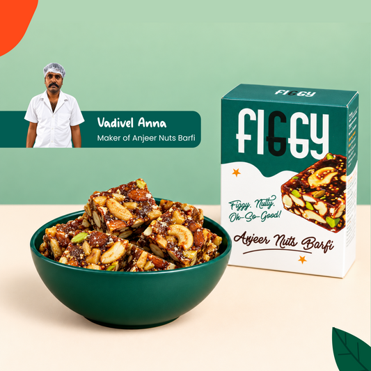 Anjeer Nuts Barfi (Maker: Vadivel Anna)