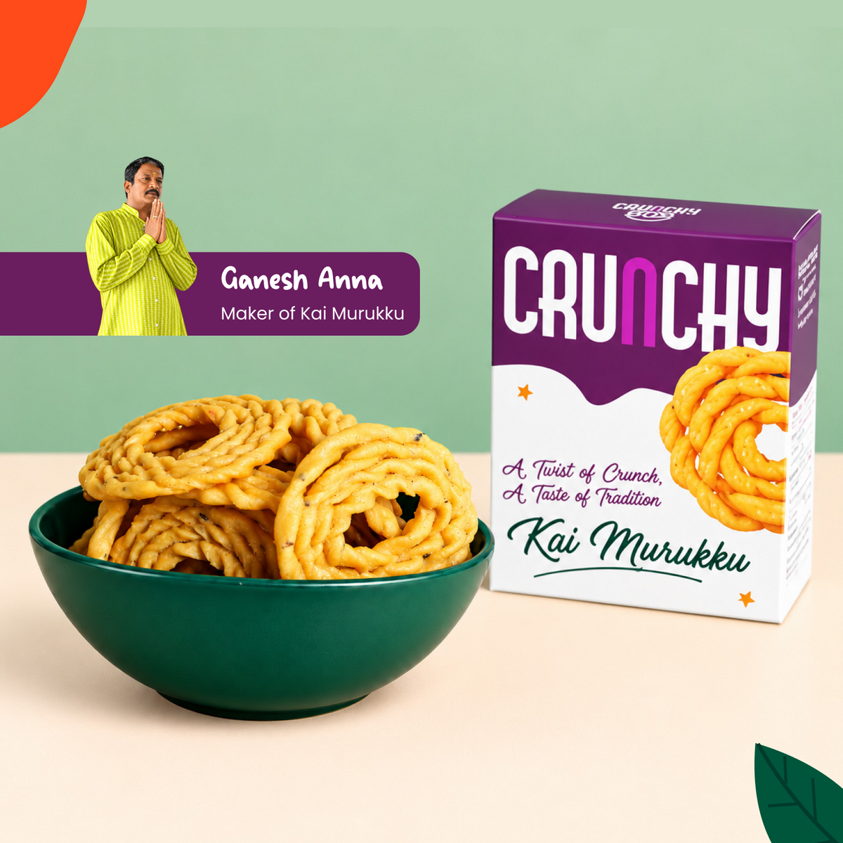 Kai Murukku (Maker: Ganesh Anna)